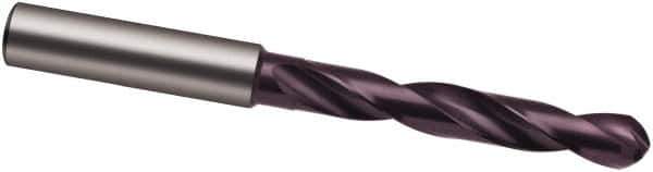 Guhring - 13.9mm Solid Carbide Jobber Drill - FIREX Finish, Right Hand Cut, Spiral Flute, 124mm OAL, Special Type Point - First Tool & Supply