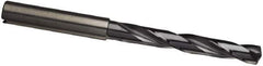 Guhring - 10mm 140° Solid Carbide Jobber Drill - nano-A Finish, Right Hand Cut, Spiral Flute, 103mm OAL, VA Point - First Tool & Supply