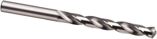 Guhring - Letter A 118° Solid Carbide Jobber Drill - Bright Finish, Right Hand Cut, Spiral Flute, 93mm OAL, Faceted Point - First Tool & Supply