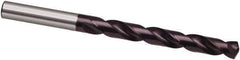 Guhring - 4.6mm 130° Cobalt Jobber Drill - FIREX Finish, Right Hand Cut, Spiral Flute, 80mm OAL, Cone Relief Point - First Tool & Supply