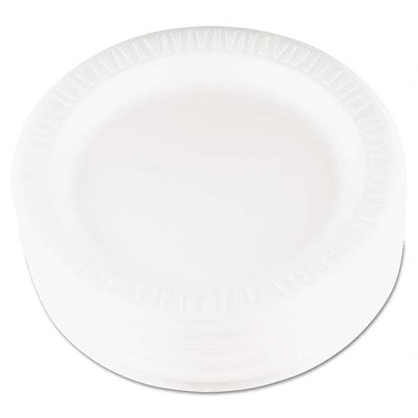 DART - Quiet Classic Laminated Foam Dinnerware, Plate, 9" Diam, WH, 125/PK, 4 Packs/CT - First Tool & Supply