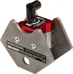 Mag-Mate - 1-15/16" Wide x 4" Deep x 3-3/4" High Rare Earth Magnetic Welding & Fabrication Square - 150 Lb Average Pull Force - First Tool & Supply