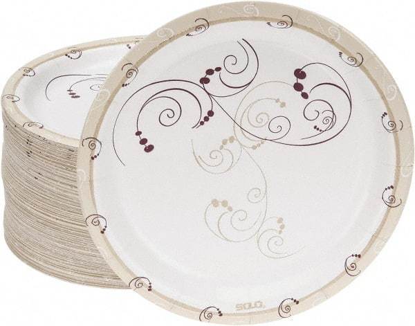 Solo - Solo Polycoated Paper Plates, 6" - Symphony Design - First Tool & Supply