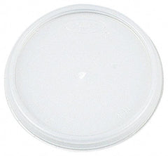 DART - Dart Lids for 8 oz Hot/Cold Foam Cups, Vented - White - First Tool & Supply