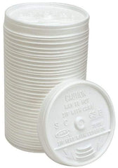 DART - Dart Sip-Thru Lids for 16 oz Hot/Cold Foam Cups - White - First Tool & Supply