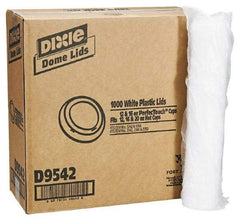 Dixie - Dixie Dome Drink-Thru Lids for 10-16 oz Hot Cups - White - First Tool & Supply