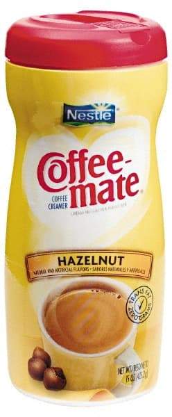 Coffee-Mate - 15 oz Hazelnut Powdered Creamer - Use with Hot Drinks - First Tool & Supply