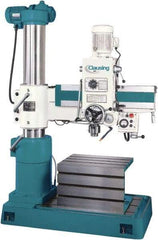 Clausing - 33-1/2" Swing, Geared Head Radial Arm Drill Press - 6 Speed, 2 hp, Three Phase - First Tool & Supply