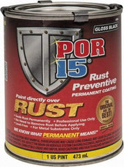 POR-15 - 1 Pint, Black, Rust Preventative Paint - Comes in Can - First Tool & Supply