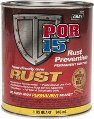 POR-15 - 1 Quart, Gray, Rust Preventative Paint - Comes in Can - First Tool & Supply