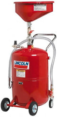 Lincoln - Oil Drain Containers Type: Pressurized Evacuation Drain w/Casters Container Size: 20 Gal. - First Tool & Supply