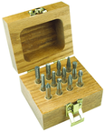 C-725 8Pc Set; 1/4" SH Dbl Cut - CBD - Burr - First Tool & Supply