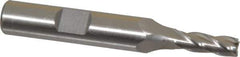 Hertel - 5.5mm, 5/8" LOC, 3/8" Shank Diam, 2-1/2" OAL, 4 Flute, Cobalt Square End Mill - Single End, Uncoated, 30° Helix, Centercutting, Right Hand Cut - First Tool & Supply