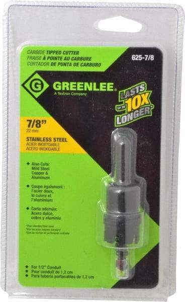 Greenlee - 7/8" Diam, Hole Saw - First Tool & Supply