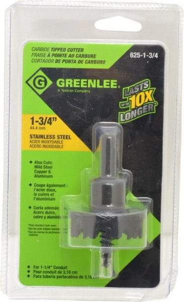 Greenlee - 1-3/4" Diam, Hole Saw - First Tool & Supply