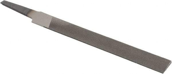 Value Collection - 4" Long, Smooth Cut, Knife American-Pattern File - Double Cut, 7/64" Overall Thickness, Tang - First Tool & Supply