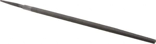 Value Collection - 12" Long, Second Cut, Round American-Pattern File - Double Cut, Tang - First Tool & Supply