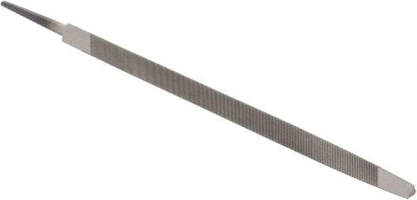 Value Collection - 8" Long, Taper American-Pattern File - Single Cut, Tang - First Tool & Supply