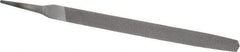 Value Collection - 8" Long, Second Cut, Triangle American-Pattern File - Double Cut, Tang - First Tool & Supply