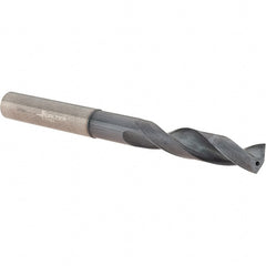 Walter-Titex - 3/8" 150° Spiral Flute Solid Carbide Screw Machine Drill Bit - First Tool & Supply