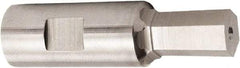 Hassay-Savage - 3/32" Hexagon Rotary Broach - 9/64" Depth of Cut, 1/2" Shank - First Tool & Supply