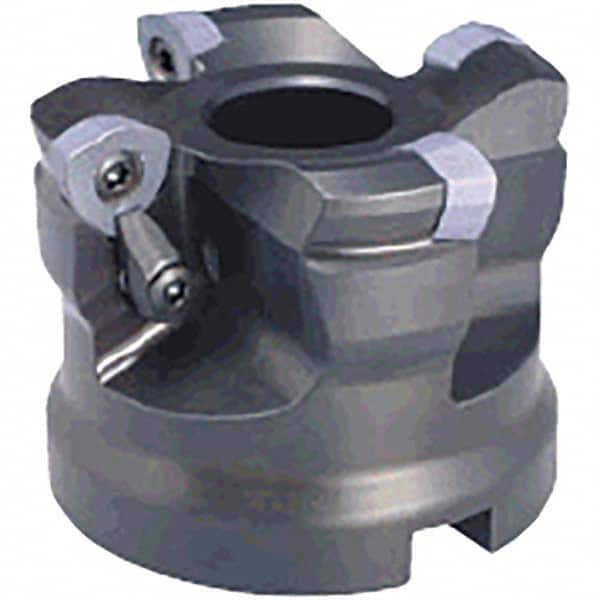 Tungaloy - 3" Cut Diam, 1" Arbor Hole, Indexable High-Feed Face Mill - First Tool & Supply