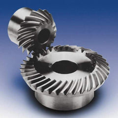 Boston Gear - 14 Pitch, 1.86" OD, 26 Tooth Spiral Bevel Gear & Pinion - 0.31" Face Width, Unhardened Steel - First Tool & Supply