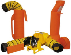 AIR Systems - Blower & Fan Kits; Type: Centrifugal Blower Kit ; Type of Power: Pneumatic ; Inlet/Outlet Size (Inch): 8 ; Cubic Feet per Minute (CFM): 3000.00 ; Horsepower (HP): 4.00 ; Explosion Proof: No - Exact Industrial Supply