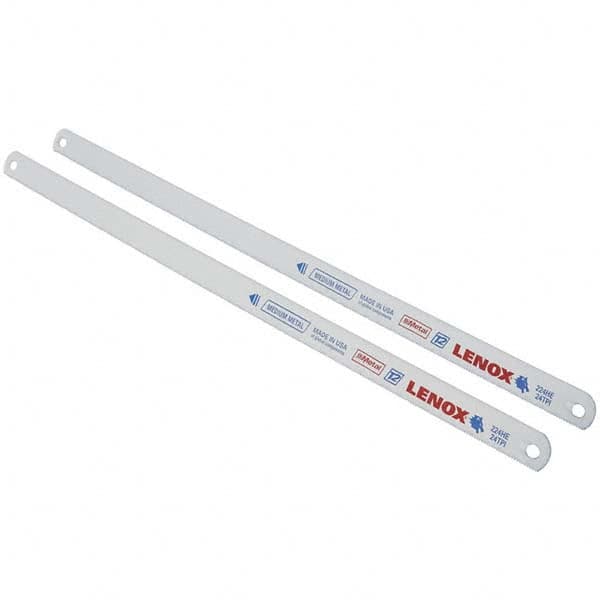 Lenox - Hand Hacksaw Blades Blade Material: Bi-Metal Blade Length (Inch): 12 - First Tool & Supply