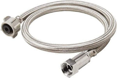 B&K Mueller - 3/8" Compression Inlet, 7/8" Ballcock Outlet, Stainless Steel Toilet Connector - Use with Toilets - First Tool & Supply