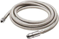 B&K Mueller - 1/4" Compression Inlet, 1/4" Compression Outlet, Stainless Steel Icemaker Connector - Use with Ice Makers - First Tool & Supply