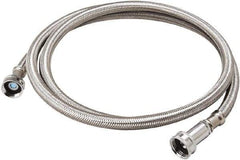 B&K Mueller - 3/4" Hose Inlet, 3/4" Hose Thread Outlet, Stainless Steel Washing Machine Connector - Use with Washer Machines - First Tool & Supply