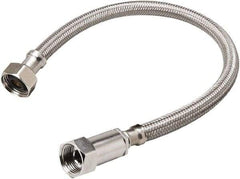 B&K Mueller - 3/8" Compression Inlet, 1/2" FIP Outlet, Stainless Steel Faucet Connector - Use with Faucets - First Tool & Supply