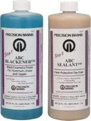 Precision Brand - 1 Quart Bottle ABC Blackener and Sealant Kit - (2) 32 Fluid Ounce Bottles - First Tool & Supply