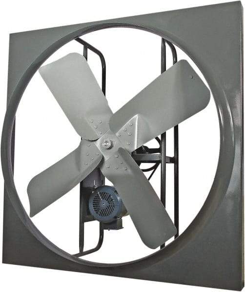 Americraft - 42" Blade, Belt Drive, 1-1/2 hp, 17,200 CFM, TEFC Exhaust Fan - 20/10 Amp, 115/230 Volt, Single Phase - First Tool & Supply