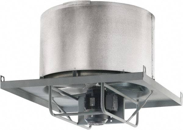 Americraft - 60" Blade, 47,000 CFM, Direct Drive Axial Roof Exhauster - 7-1/2 hp, 870 RPM, TEFC Enclosure, Upblast Style, Three-Phase, 230/460 Volts - First Tool & Supply