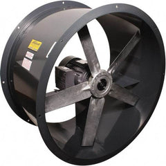 Americraft - 1/4 hp 18" Explosion Proof Direct Drive Tube Axial Duct Fan - 3,450 CFM at 0 Static Pressure, 1,725 RPM, Three Phase - First Tool & Supply