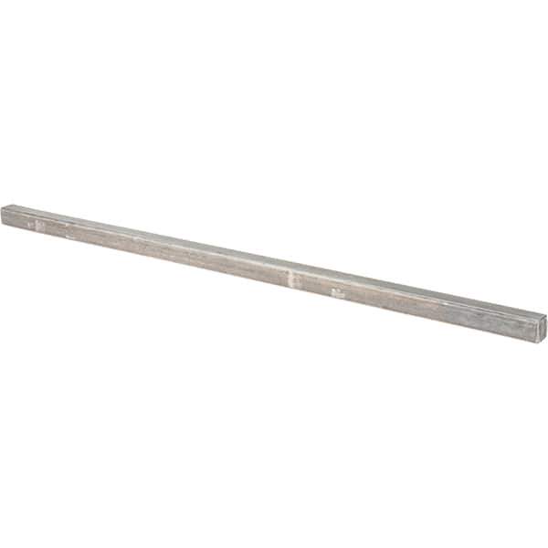 Value Collection - 12" Long x 3/8" High x 3/8" Wide, Plain Steel Oversized Key Stock - Cold Drawn Steel - First Tool & Supply