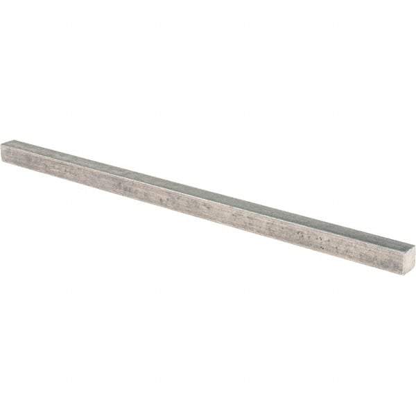 Value Collection - 12" Long x 1/2" High x 1/2" Wide, Plain Steel Undersized Key Stock - Cold Drawn Steel - First Tool & Supply