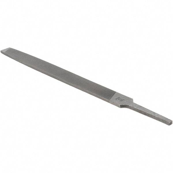 Value Collection - 6" Long, Smooth Cut, Mill American-Pattern File - Single Cut, 7/64" Overall Thickness - First Tool & Supply