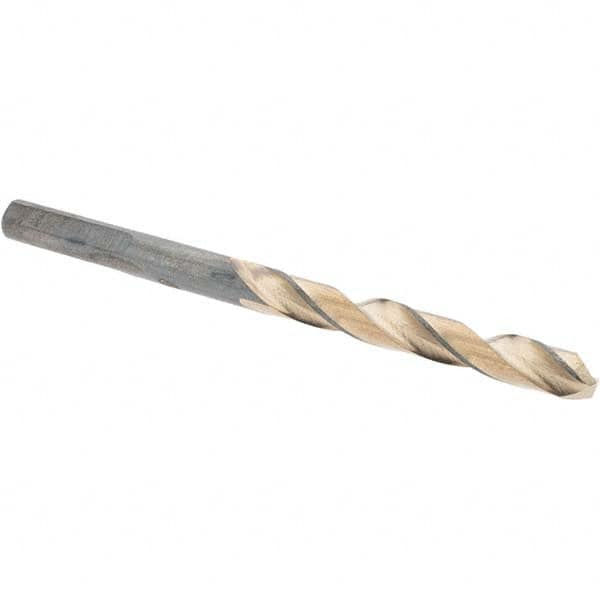 Made in USA - 13/64" High Speed Steel, 135° Point, Straight Shank Maintenance Drill Bit - First Tool & Supply