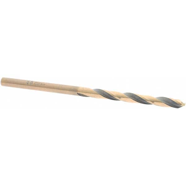 Made in USA - 1/8" High Speed Steel, 135° Point, Straight Shank Maintenance Drill Bit - First Tool & Supply