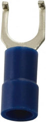 Value Collection - #10 Stud, 16 to 14 AWG Compatible, Partially Insulated, Flanged Fork Terminal - First Tool & Supply