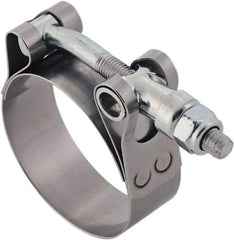 IDEAL TRIDON - 5-1/2 to 5.81" Hose, 3/4" Wide, T-Bolt Hose Clamp - 5-1/2 to 5.81" Diam, Stainless Steel - First Tool & Supply