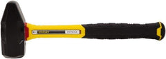 Stanley - 4 Lb Head, 14" Long Blacksmith Sledge Hammer - Steel Head, Fiberglass Handle - First Tool & Supply