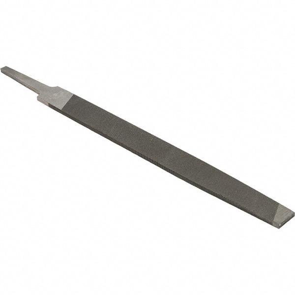 Value Collection - 8" Long, Smooth Cut, Mill American-Pattern File - Single Cut, 9/64" Overall Thickness - First Tool & Supply