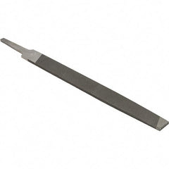 Value Collection - 8" Long, Smooth Cut, Mill American-Pattern File - Single Cut, 9/64" Overall Thickness - First Tool & Supply