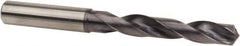 Accupro - 7.3mm 140° Solid Carbide Jobber Drill - TiAlN Finish, Right Hand Cut, Spiral Flute, Straight Shank, 91mm OAL, Special Type Point - First Tool & Supply