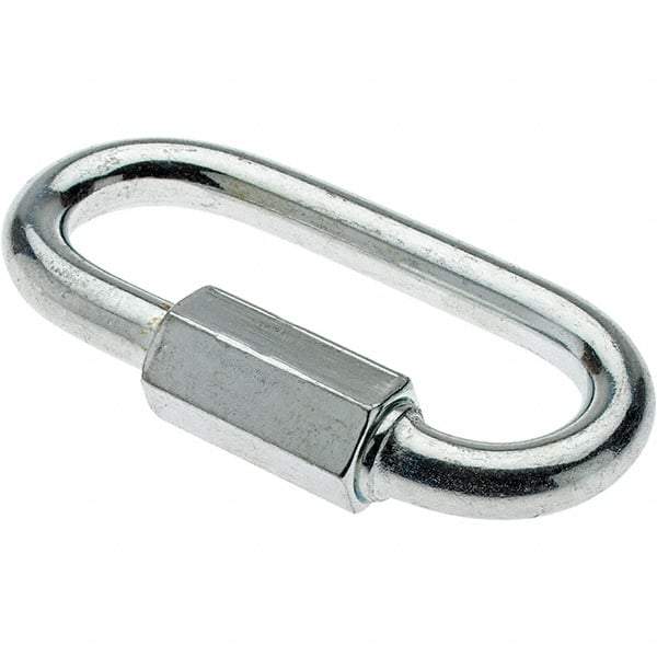 Value Collection - Zinc Steel Quick Link - 1/4" Diameter, 880 Lb Load Limit - First Tool & Supply