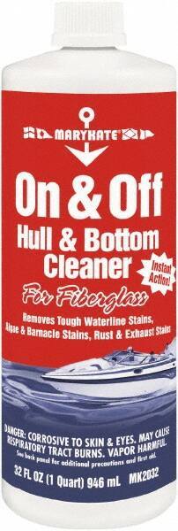 CRC - Water-Based Solution Hull and Bottom Cleaner - 32 Ounce Bottle, 32° F Freezing Point - First Tool & Supply